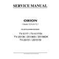 ORION TV5177SI Manual de Servicio