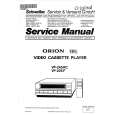 ORION VP225F Manual de Servicio