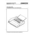 ORION FK4001 Manual de Usuario