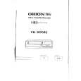 ORION VH1070RC Manual de Servicio