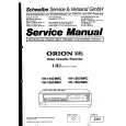 ORION VH1660 Manual de Servicio