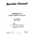 ORION VP290RC Manual de Servicio